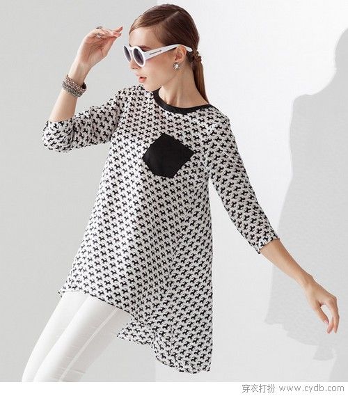 瘦瘦的 感覺穿出來