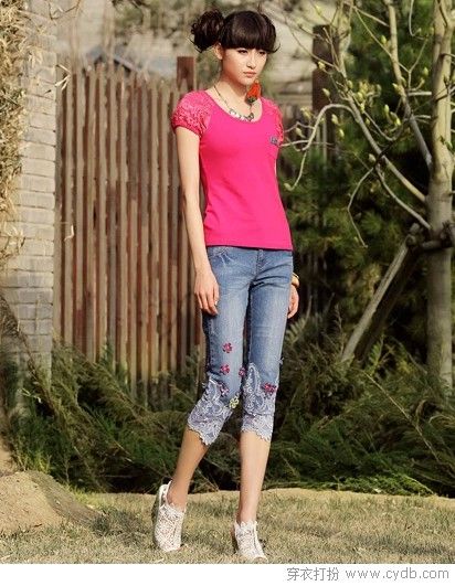 瘦瘦的 感覺穿出來