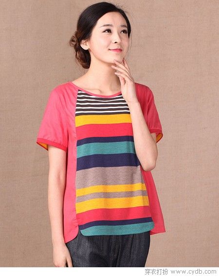 瘦瘦的 感覺穿出來