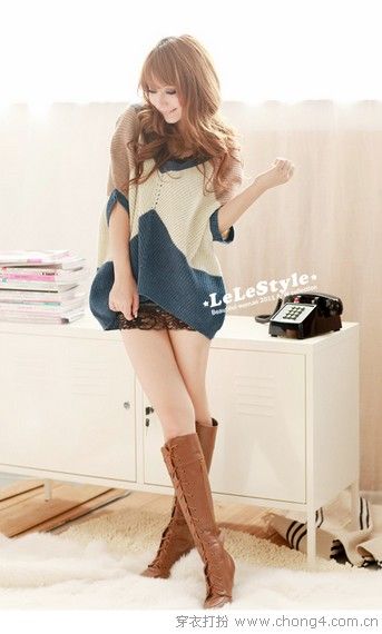 瘦臉V領(lǐng)秋裝揭秘