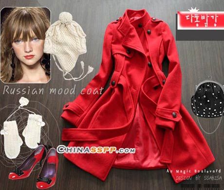 靚色羊呢大衣 今冬很流行的時(shí)尚女性之選