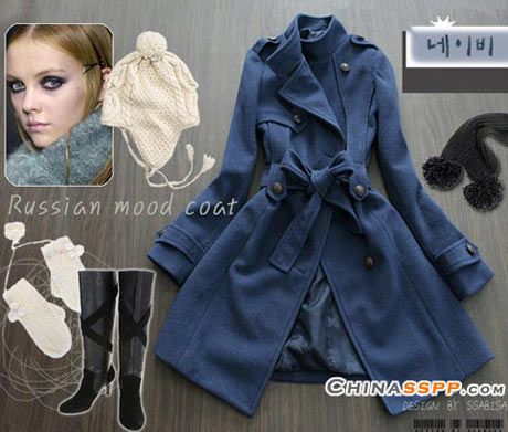 靚色羊呢大衣 今冬很流行的時(shí)尚女性之選