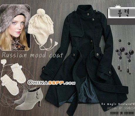 靚色羊呢大衣 今冬很流行的時(shí)尚女性之選